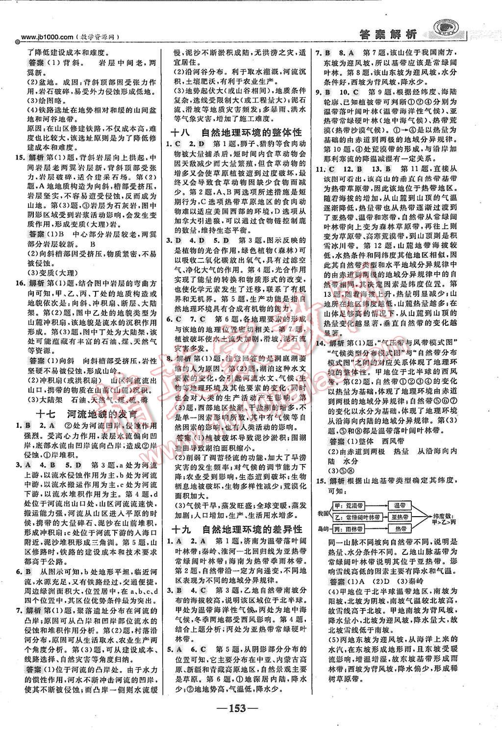 2015年世紀(jì)金榜課時講練通地理必修1人教版 第20頁