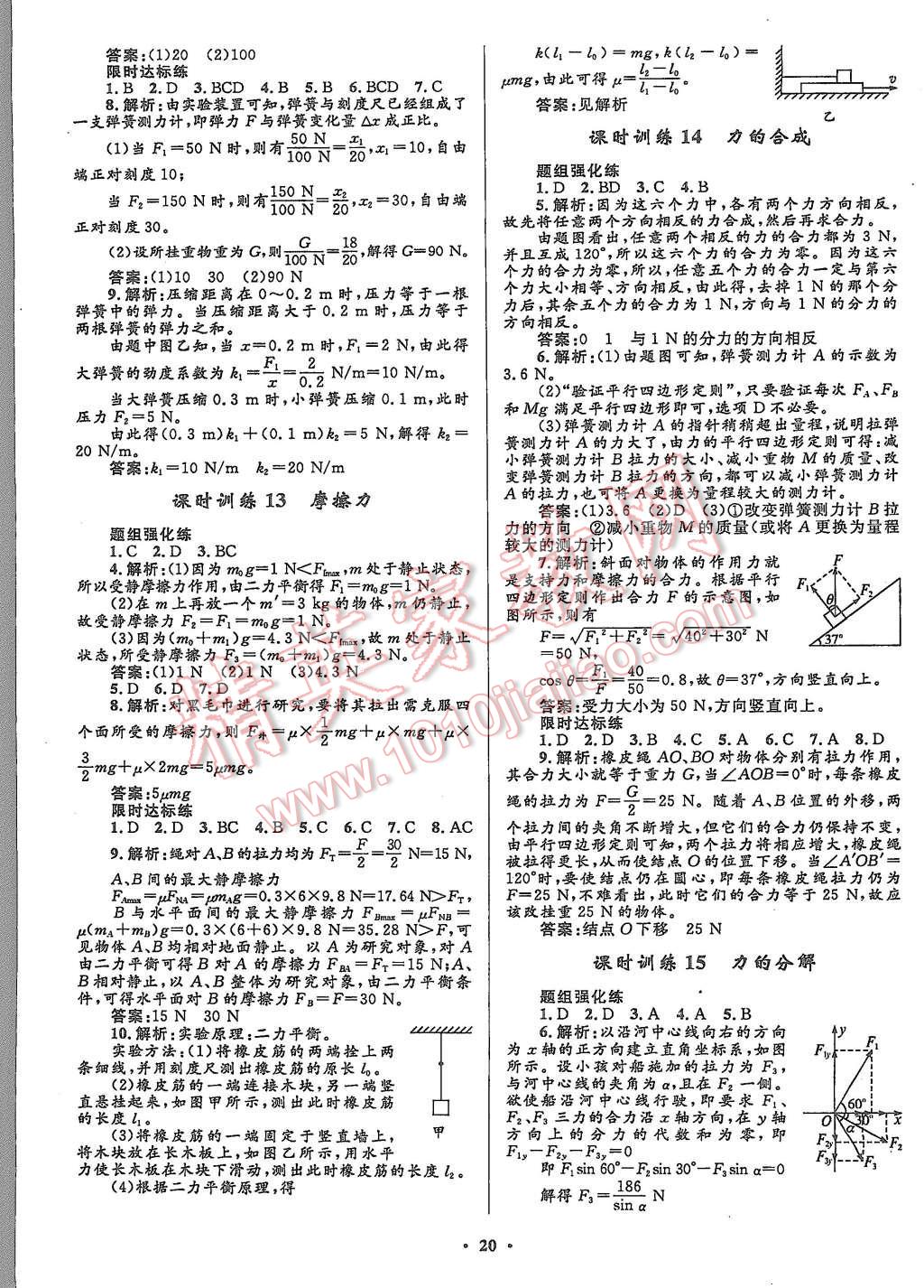 2015年志鴻優(yōu)化贏在課堂物理必修1人教版 第20頁