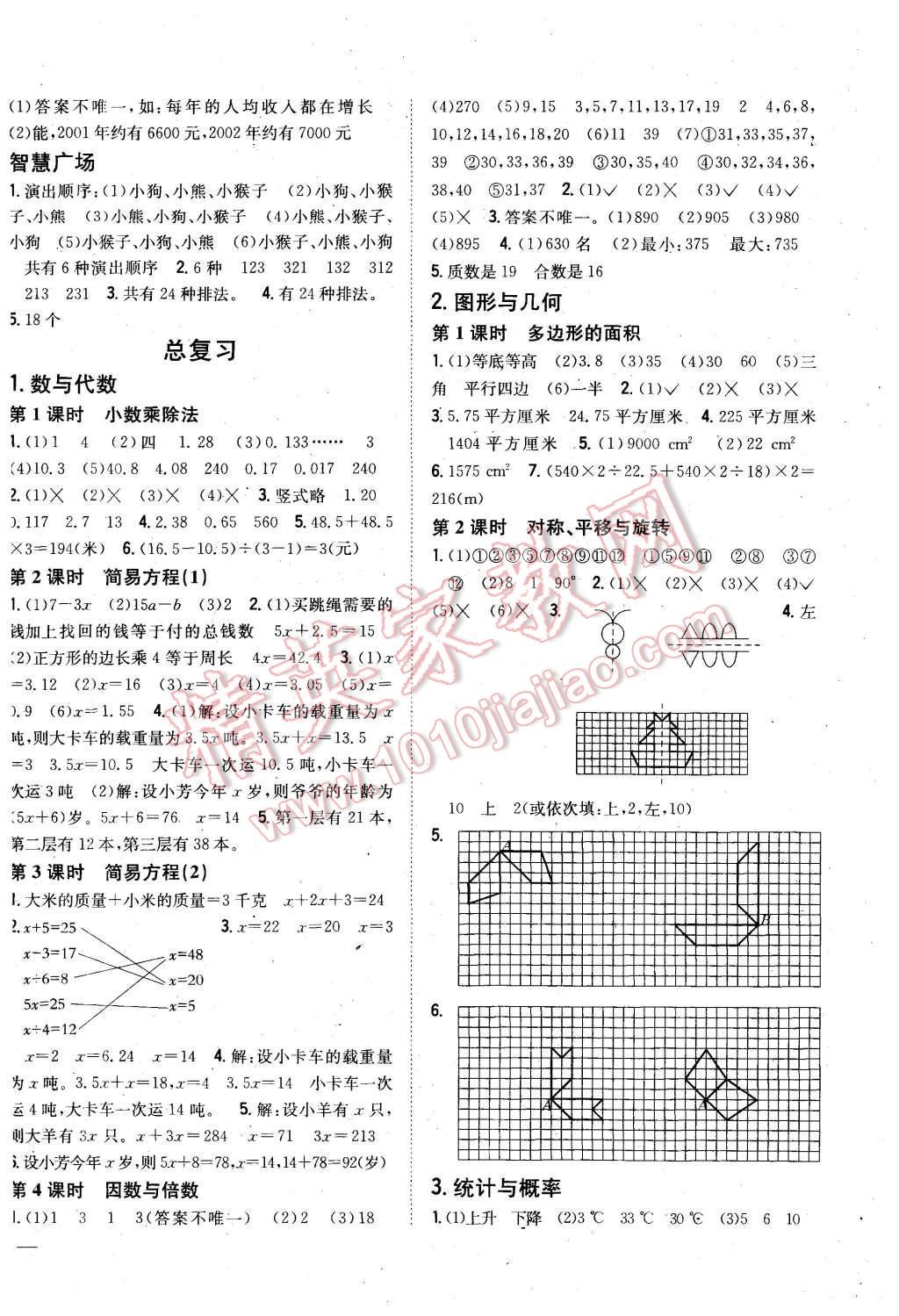 2015年全科王同步課時(shí)練習(xí)五年級(jí)數(shù)學(xué)上冊(cè)青島版 第6頁(yè)