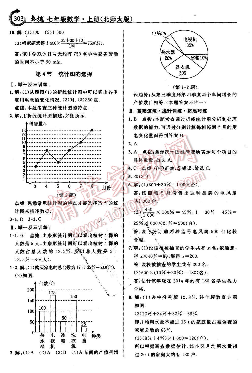 2015年特高级教师点拨七年级数学上册北师大版 第49页