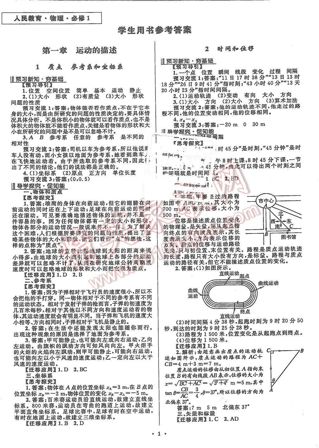 2015年志鴻優(yōu)化贏在課堂物理必修1人教版 第1頁