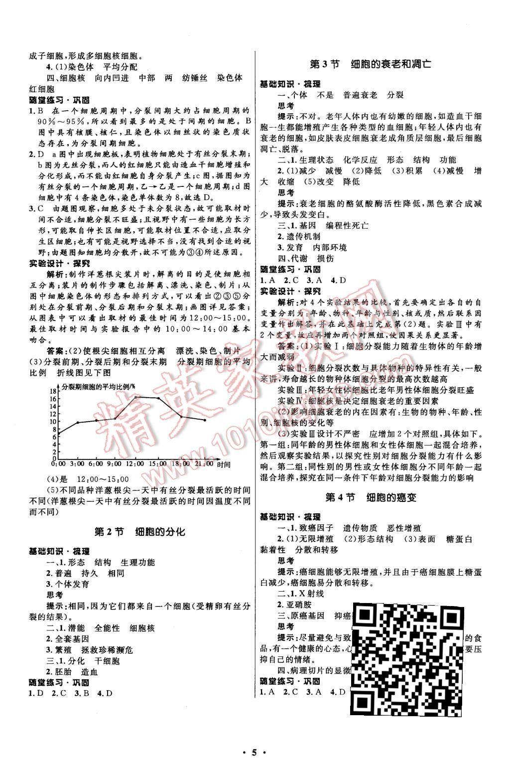 2015年新課程自主學習與測評高中生物必修1人教版 第5頁