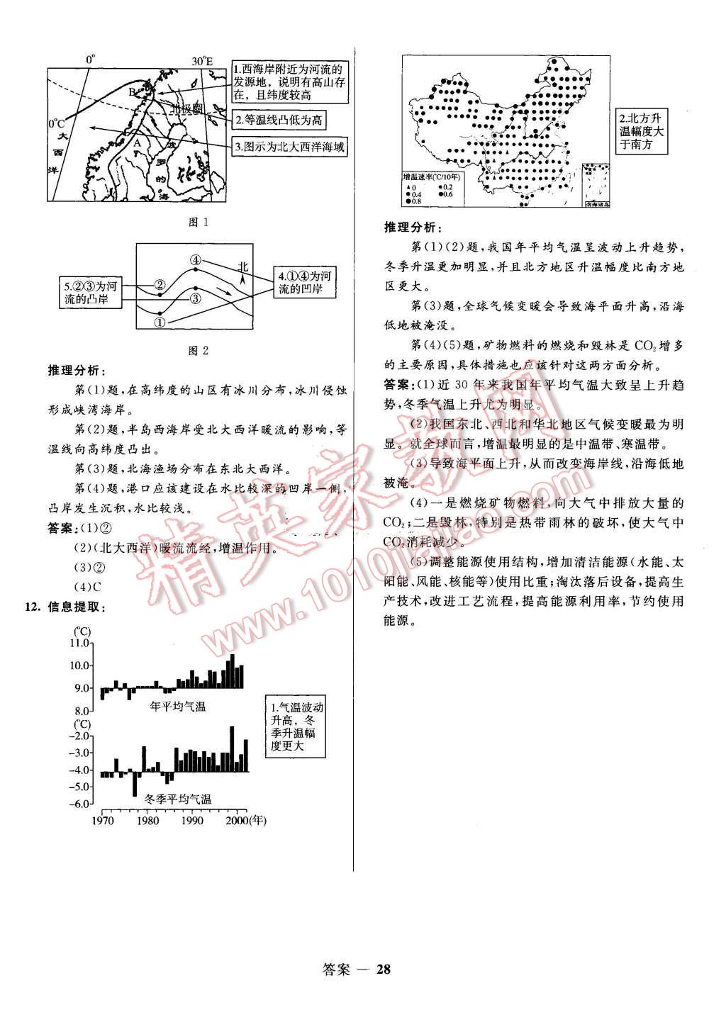 2015年高中同步測控優(yōu)化訓練地理必修1湘教版 第28頁