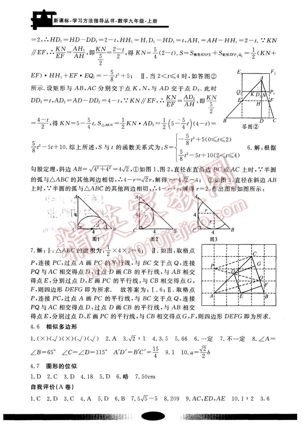 2015年新課標(biāo)學(xué)習(xí)方法指導(dǎo)叢書九年級數(shù)學(xué)上冊 第12頁