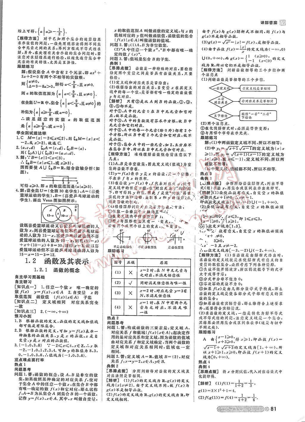 2015年名師伴你行高中同步導(dǎo)學(xué)案數(shù)學(xué)必修1人教版 第5頁