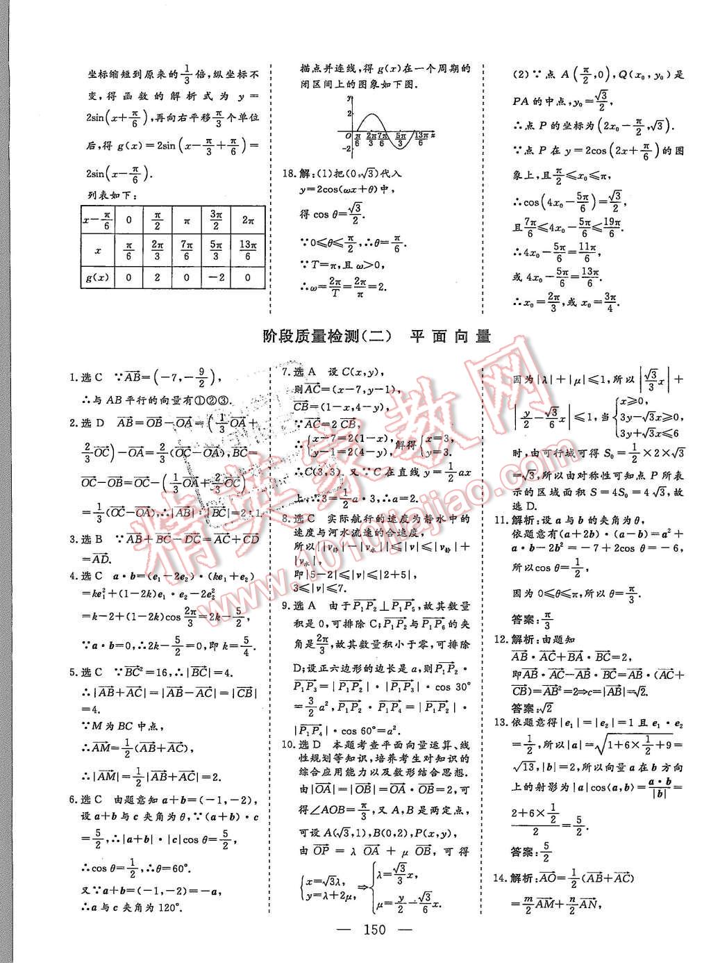 2015年創(chuàng)新方案高中同步創(chuàng)新課堂數(shù)學(xué)必修4人教A版 第34頁