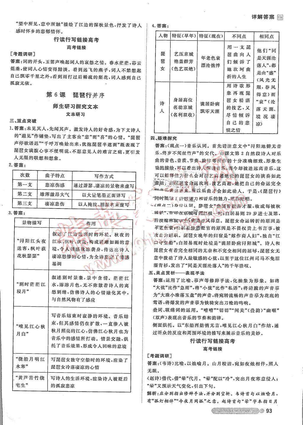 2015年名師伴你行高中同步導學案語文必修3人教版 第5頁