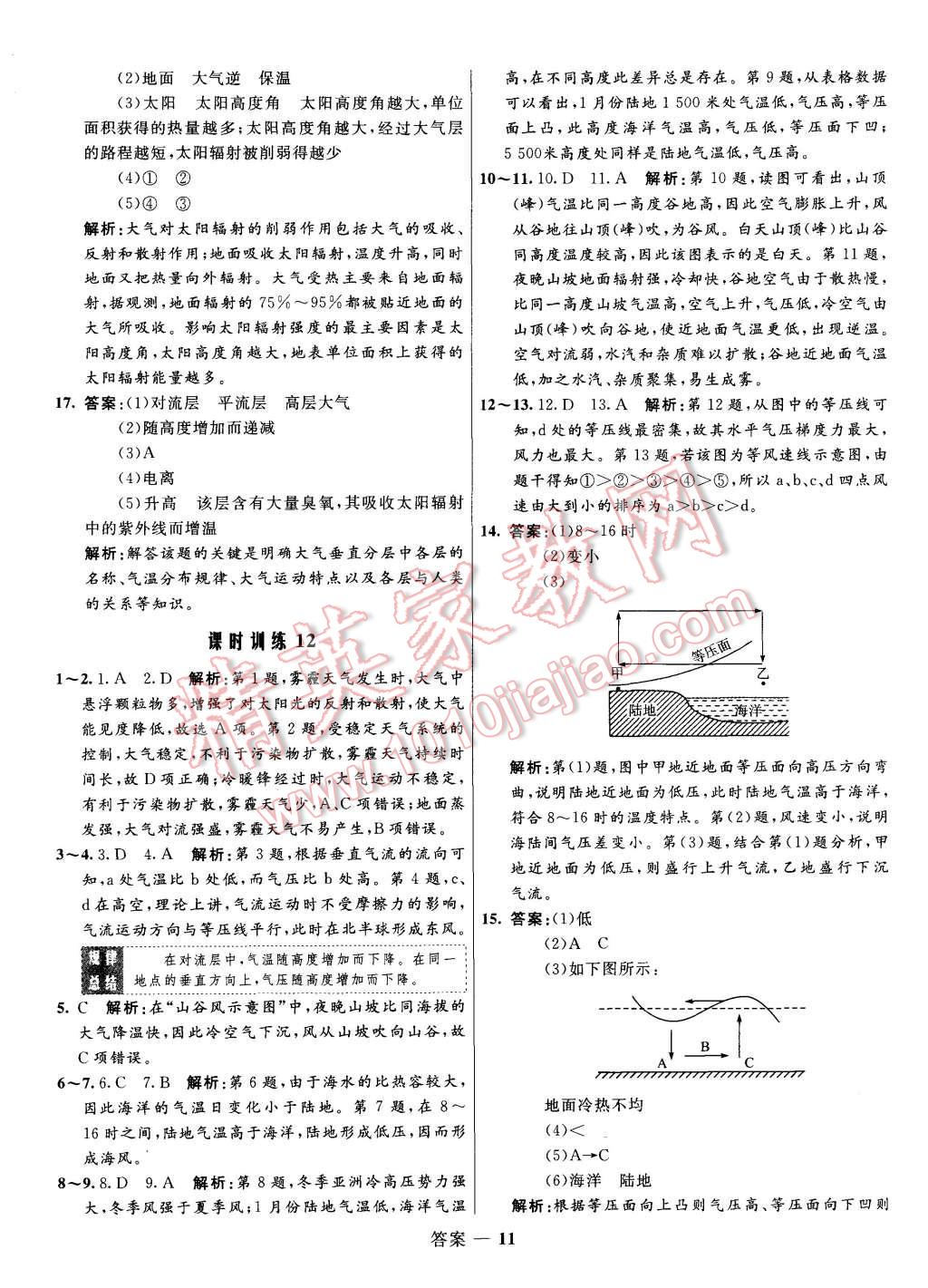 2015年高中同步測(cè)控優(yōu)化訓(xùn)練地理必修1湘教版 第11頁(yè)