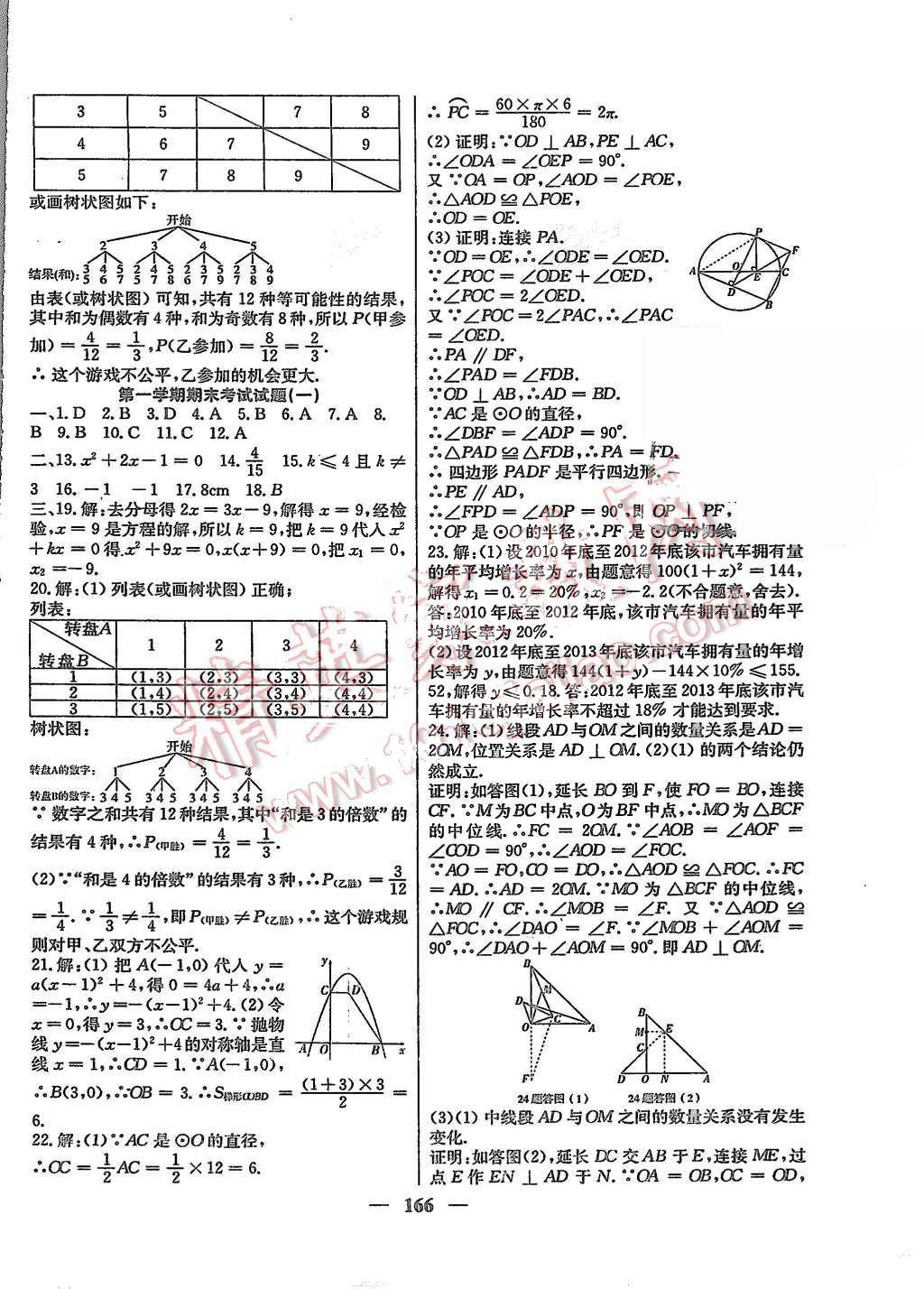 2015年百校聯(lián)盟金考卷九年級(jí)數(shù)學(xué)全一冊(cè)人教版 第10頁(yè)