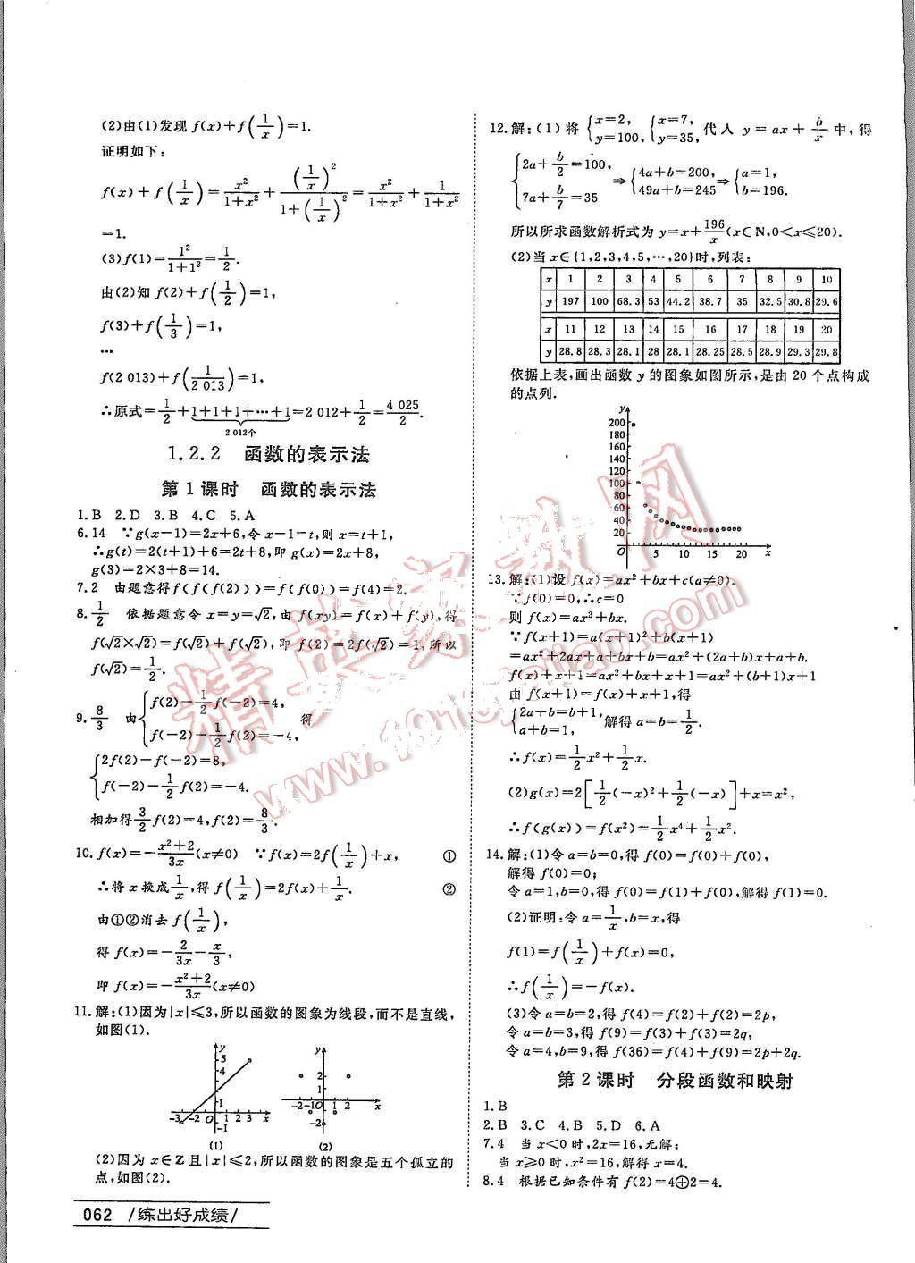 2015年名師伴你行高中同步導(dǎo)學(xué)案數(shù)學(xué)必修1人教版 第26頁