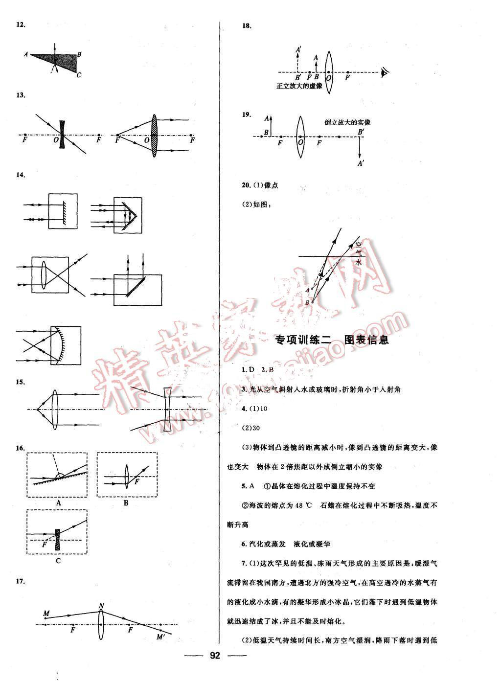 2015年奪冠百分百初中優(yōu)化測試卷八年級物理上冊人教版 第8頁