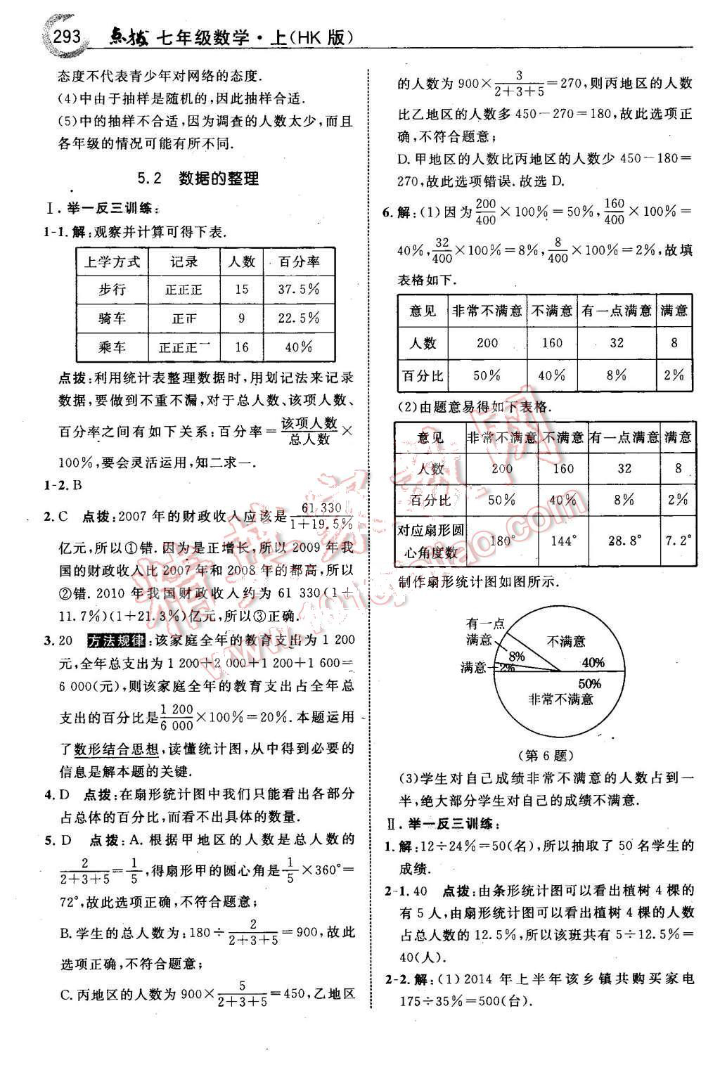 2015年特高级教师点拨七年级数学上册沪科版 第47页