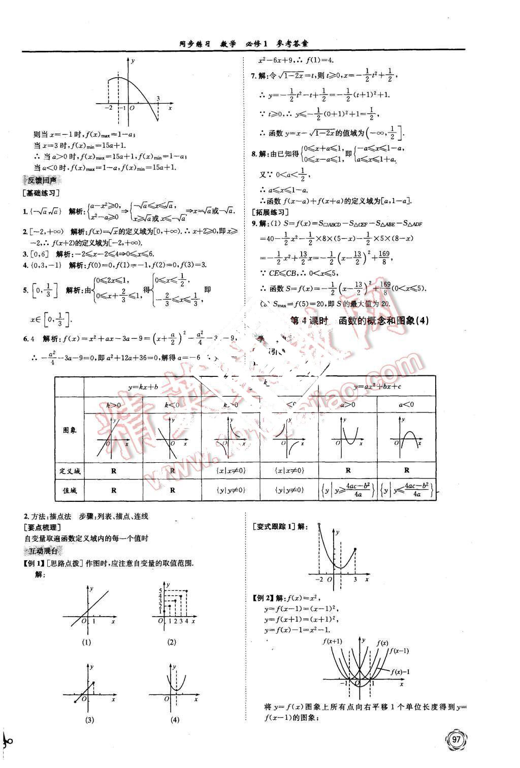 2015年同步練習(xí)數(shù)學(xué)必修1蘇教版 第9頁