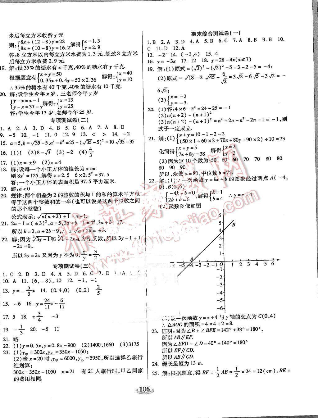 2015年暢響雙優(yōu)卷八年級(jí)數(shù)學(xué)上冊(cè)北師大版 第6頁