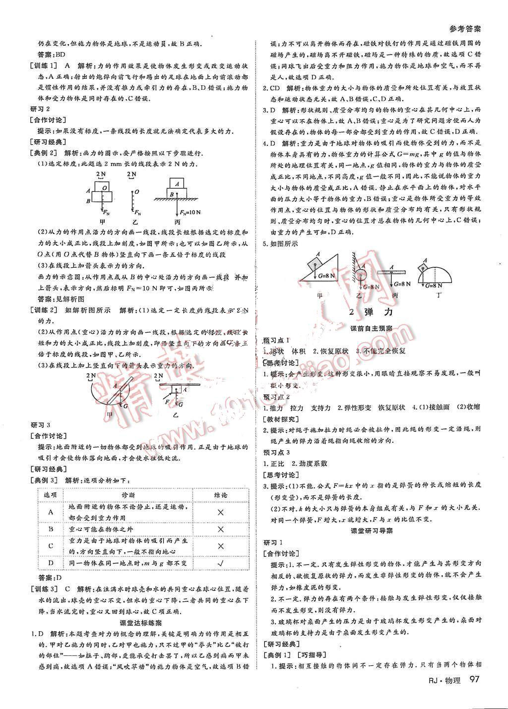 2015年名師伴你行高中同步導(dǎo)學案物理必修1人教版 第13頁