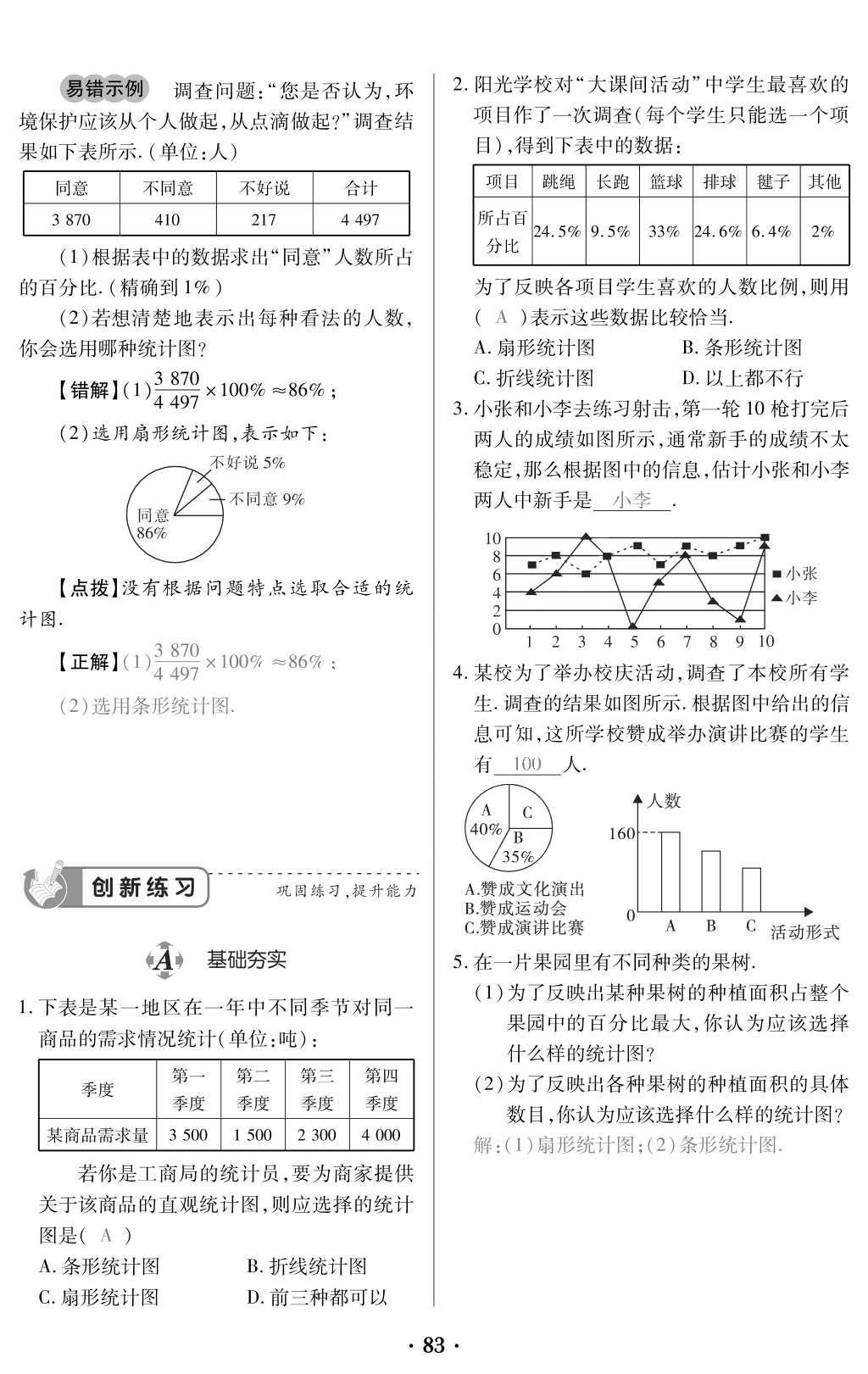 2015年一課一案創(chuàng)新導(dǎo)學(xué)七年級數(shù)學(xué)上冊北師大版 訓(xùn)練案參考答案第225頁