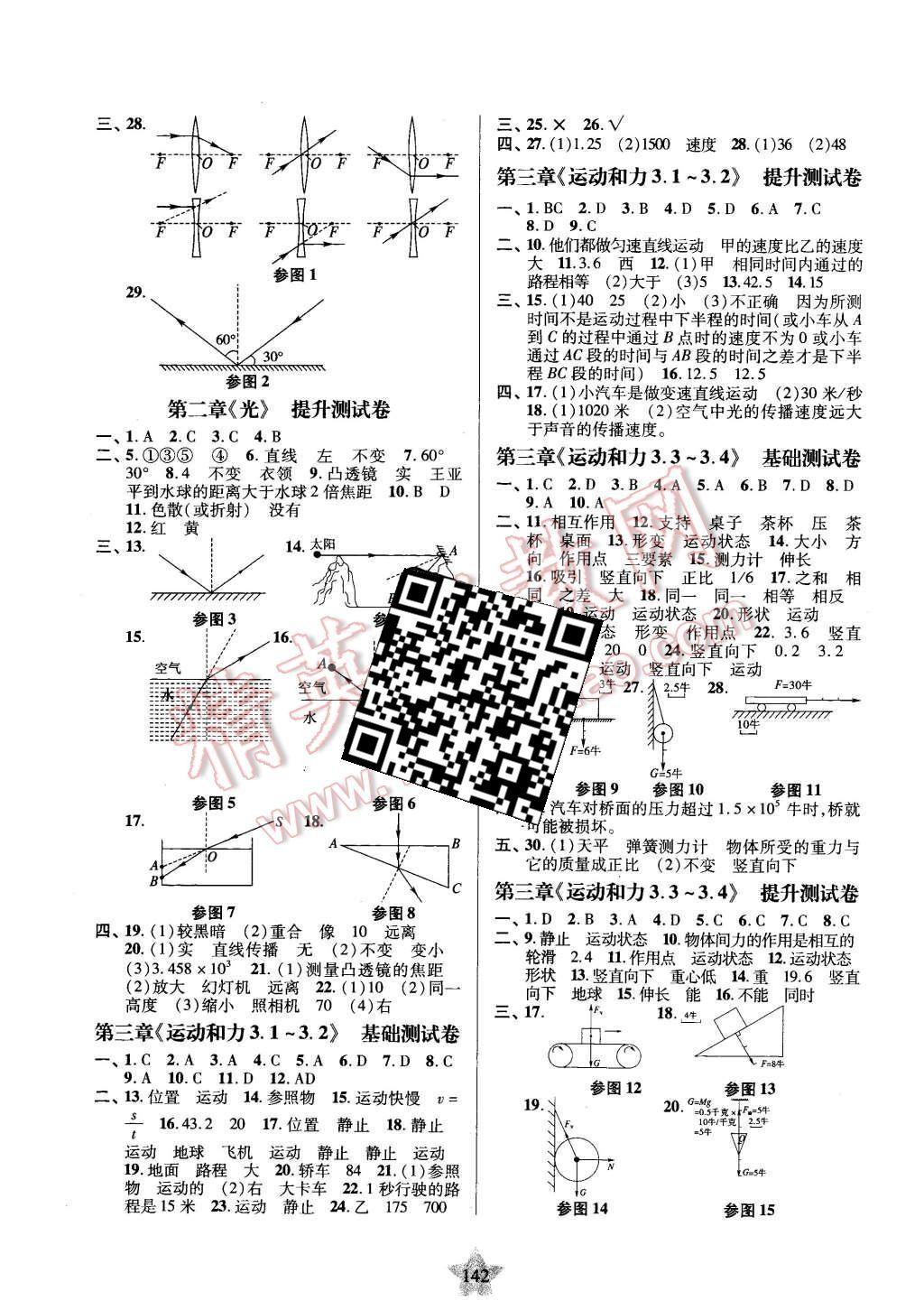 2015年一卷通關(guān)八年級(jí)物理第一學(xué)期 第2頁(yè)