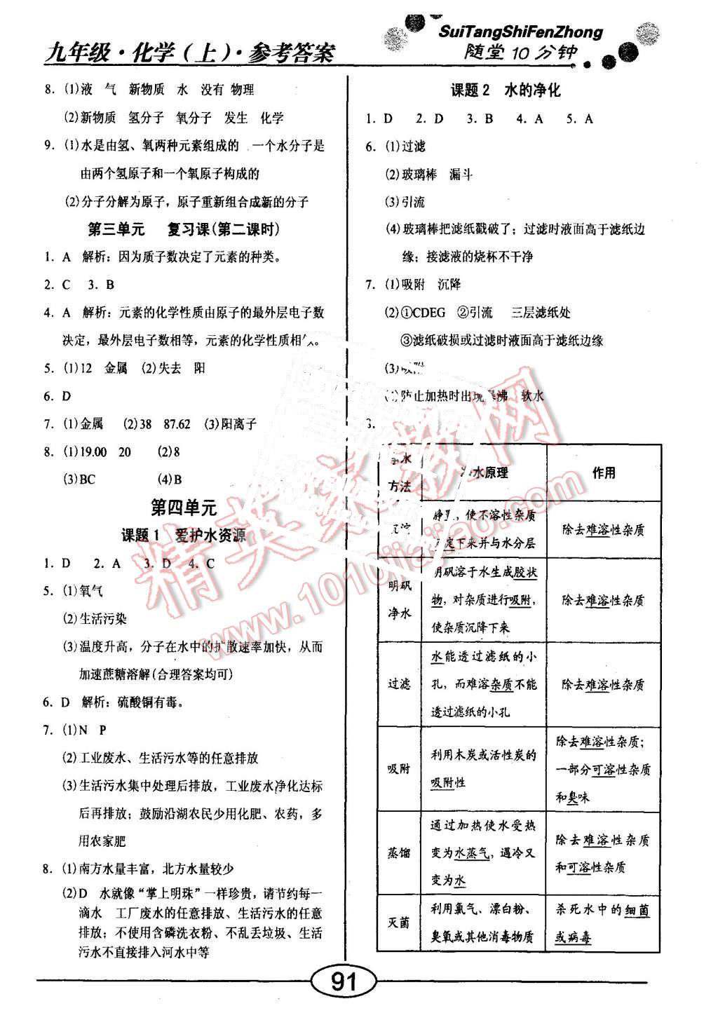 2015年學(xué)考2加1九年級化學(xué)上冊人教版 第7頁