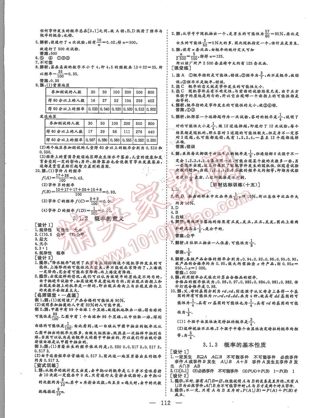 2015年創(chuàng)新方案高中同步創(chuàng)新課堂數(shù)學必修3A 第20頁