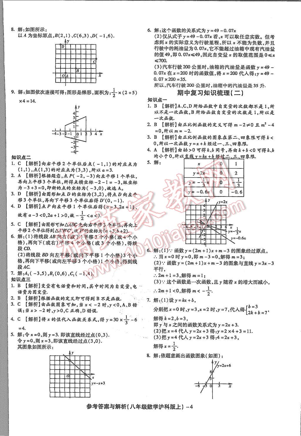 2015年練考通全優(yōu)卷八年級數(shù)學(xué)上冊滬科版 第4頁