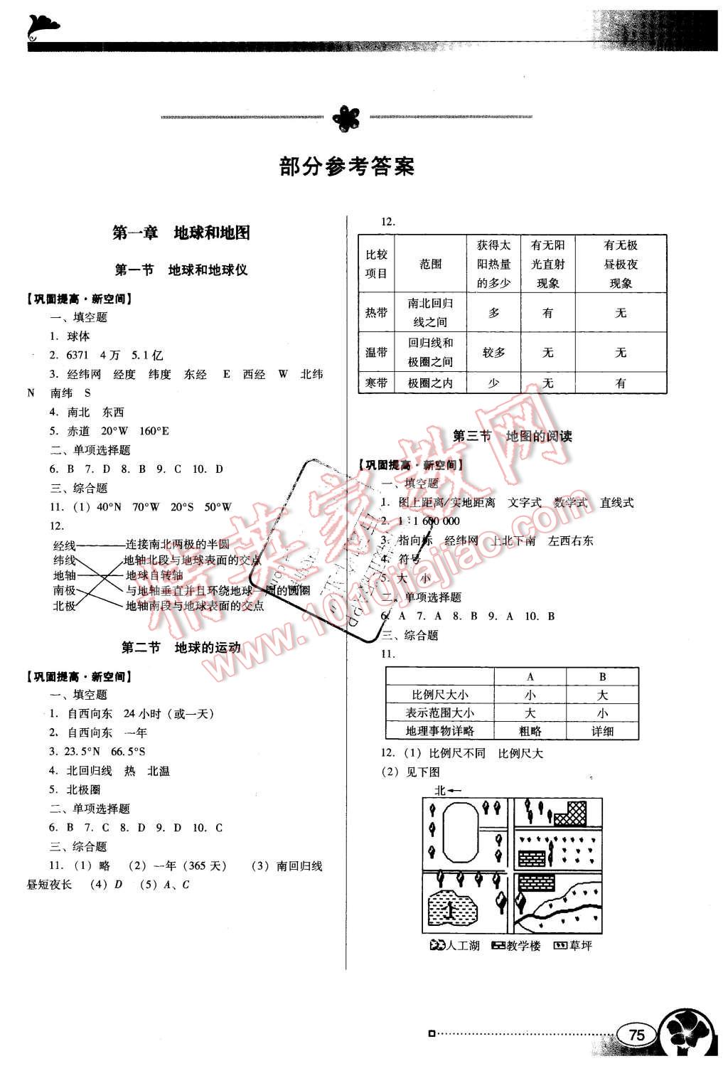 2015年南方新課堂金牌學(xué)案七年級(jí)地理上冊(cè)人教版 第1頁(yè)