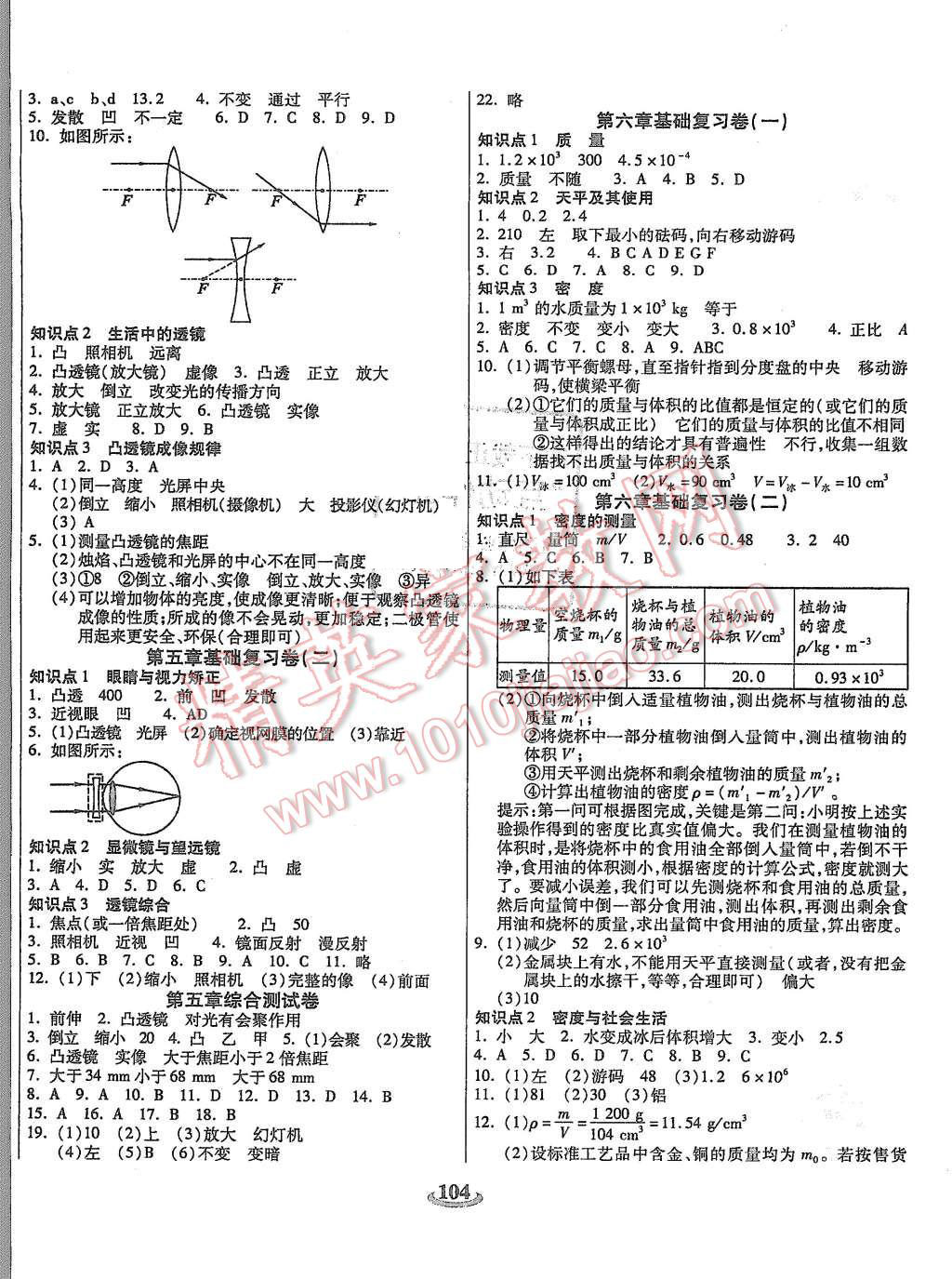 2015年暢響雙優(yōu)卷八年級物理上冊人教版 第4頁