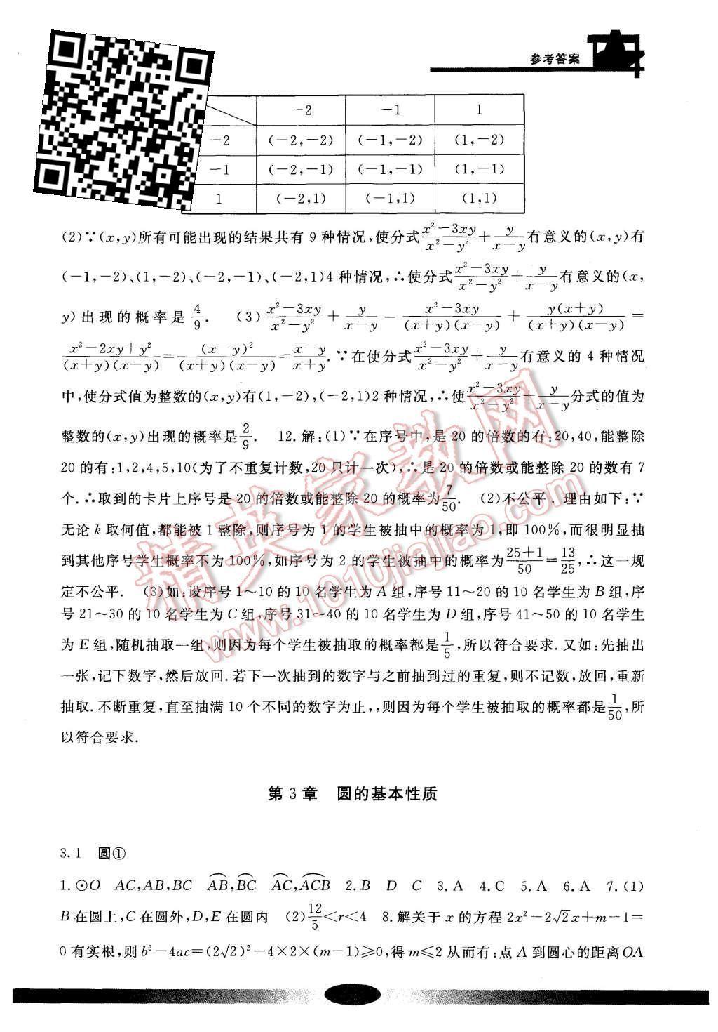 2015年新課標(biāo)學(xué)習(xí)方法指導(dǎo)叢書九年級數(shù)學(xué)上冊 第5頁