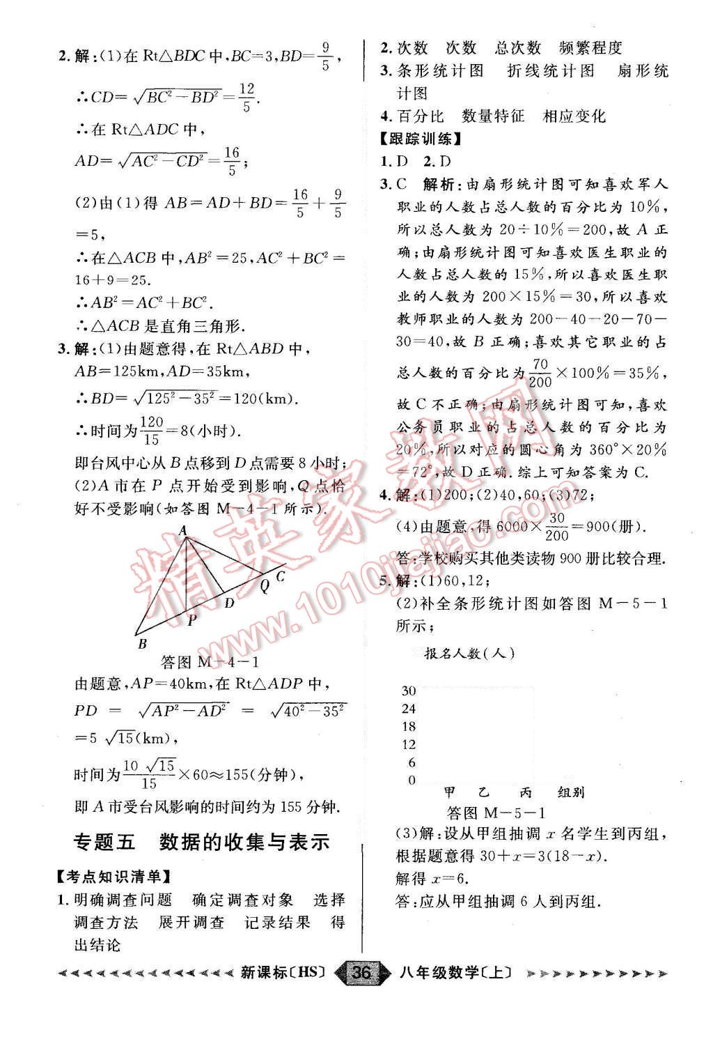 2015年阳光计划八年级数学上册华师大版 第36页