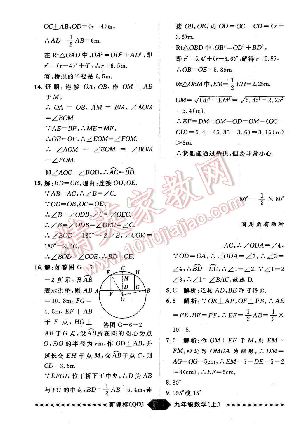 2015年陽光計劃九年級數(shù)學上冊青島版 第57頁