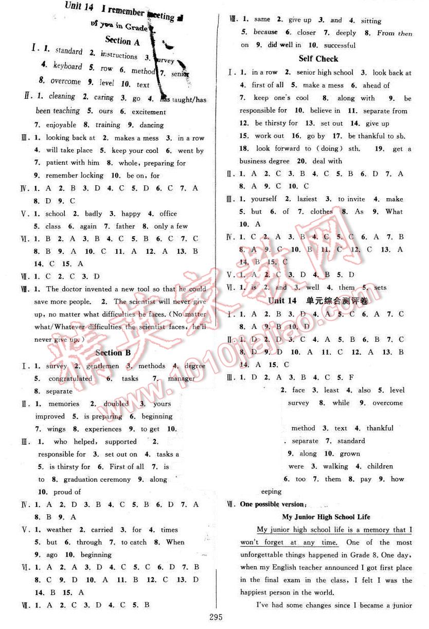 2015年全優(yōu)方案夯實(shí)與提高九年級(jí)英語(yǔ)全一冊(cè) 第15頁(yè)