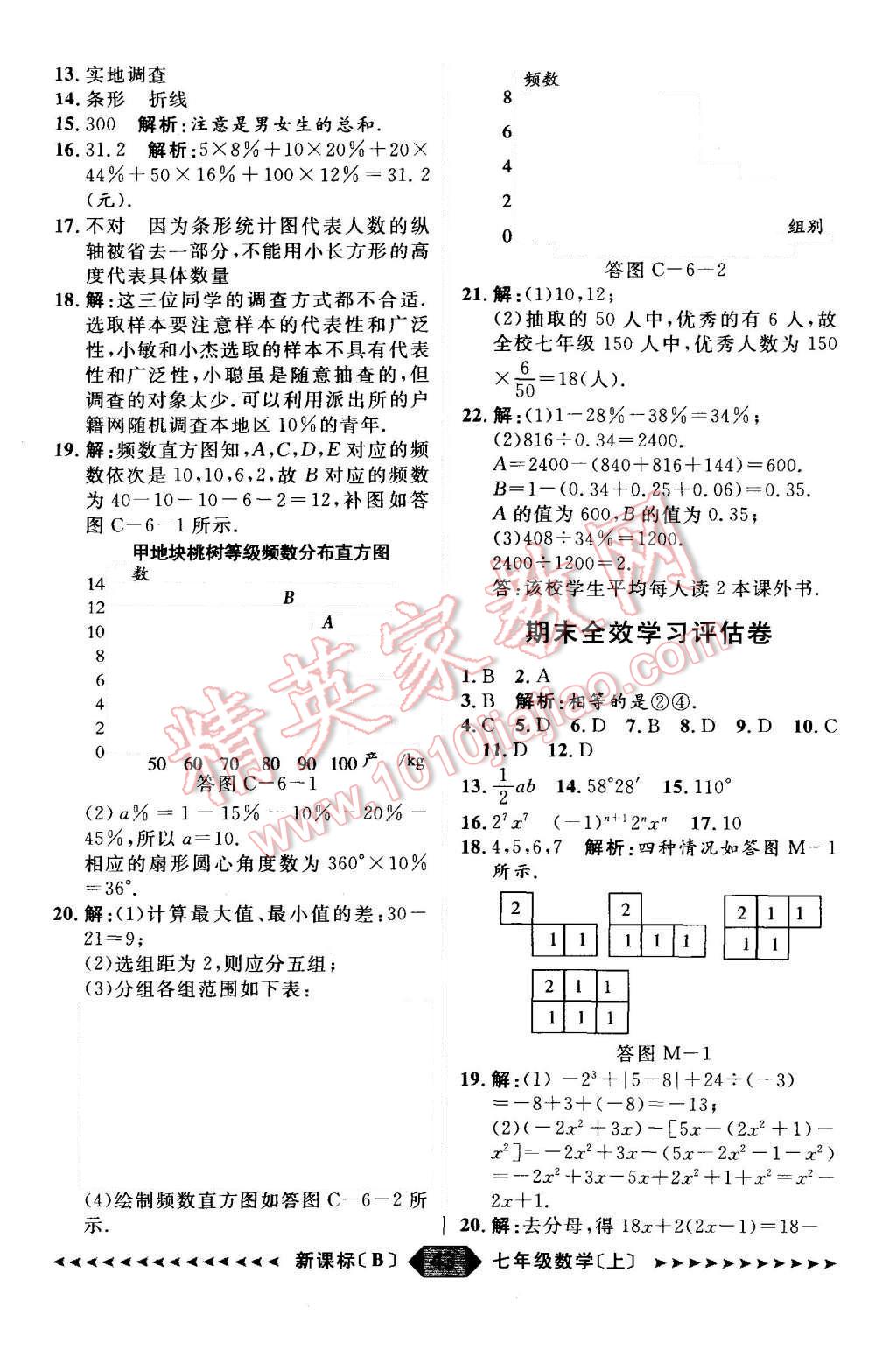 2015年陽光計劃七年級數學上冊北師大版 第43頁