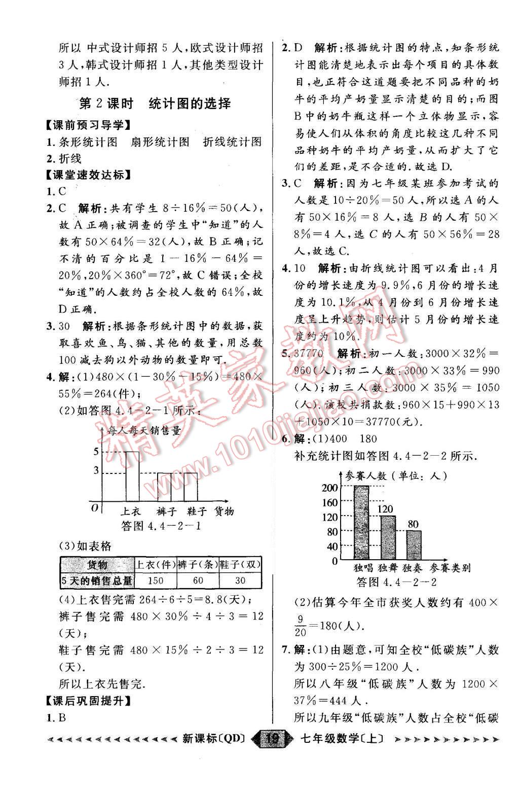 2015年陽光計劃七年級數(shù)學上冊青島版 第19頁