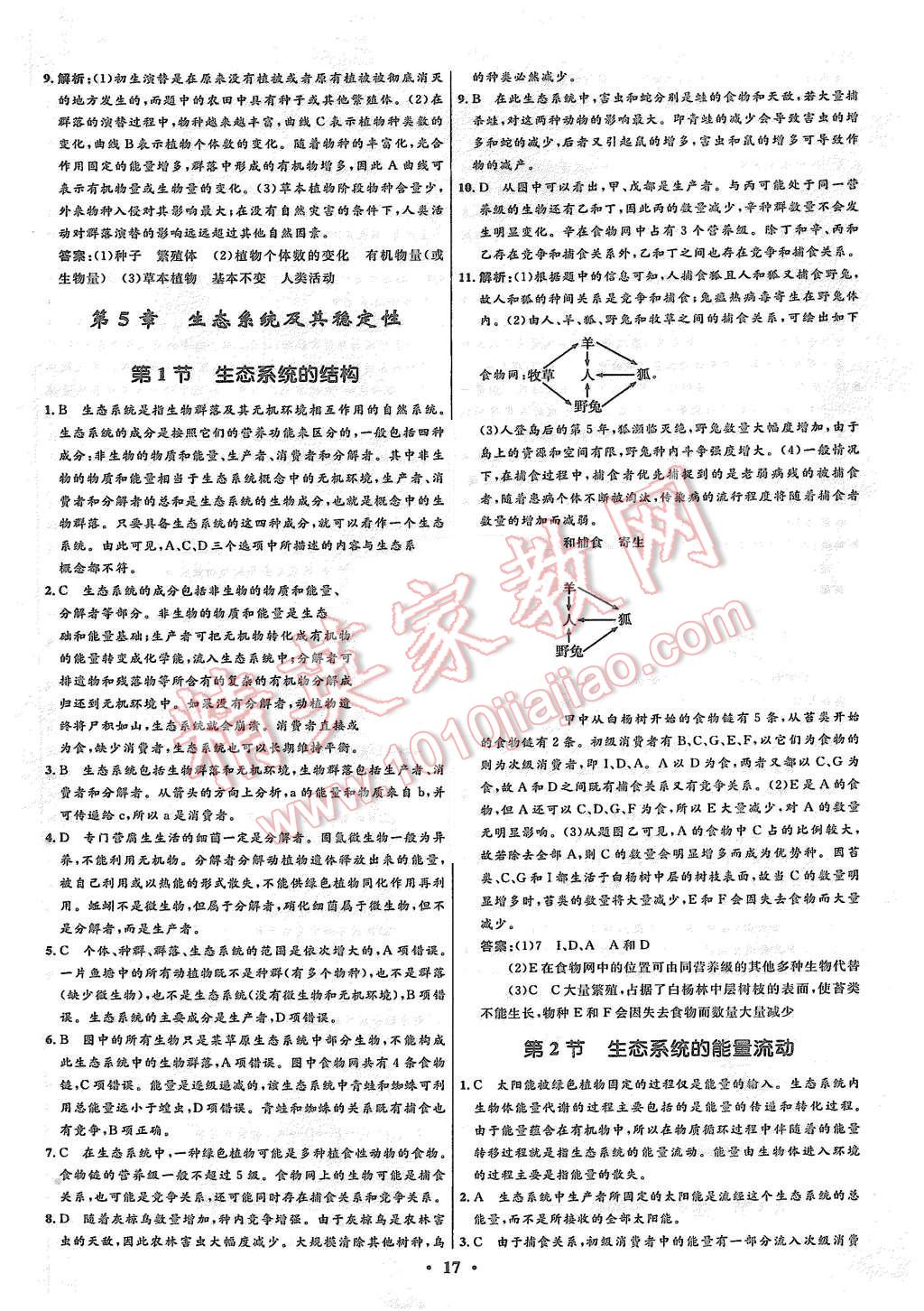 2015年高中同步測控優(yōu)化設計生物必修3人教版市場版 第17頁