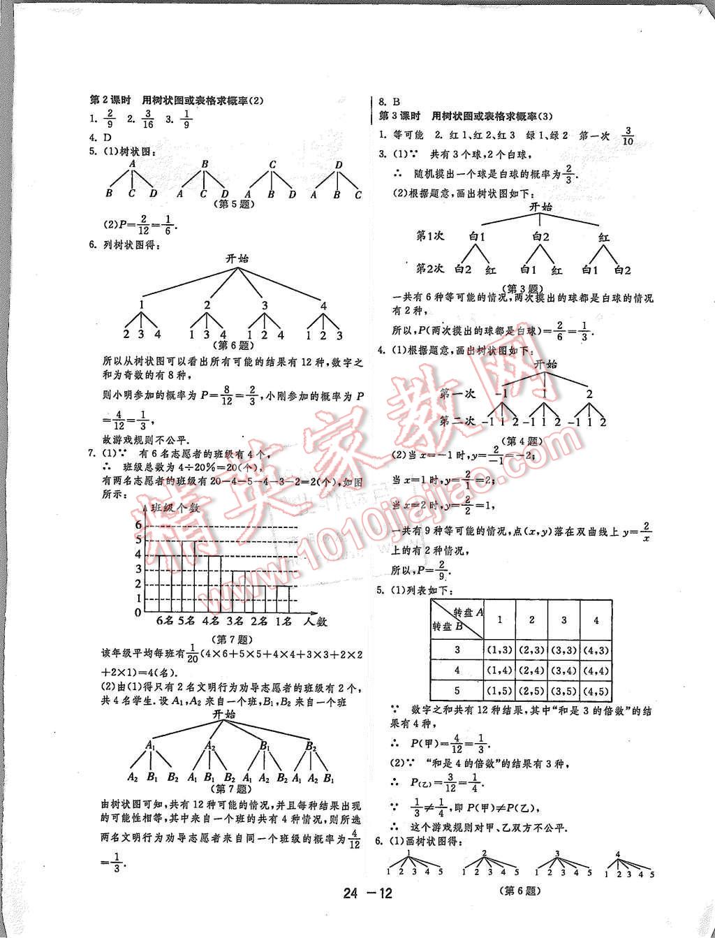 2015年1課3練單元達標測試九年級數(shù)學上冊北師大版 第12頁