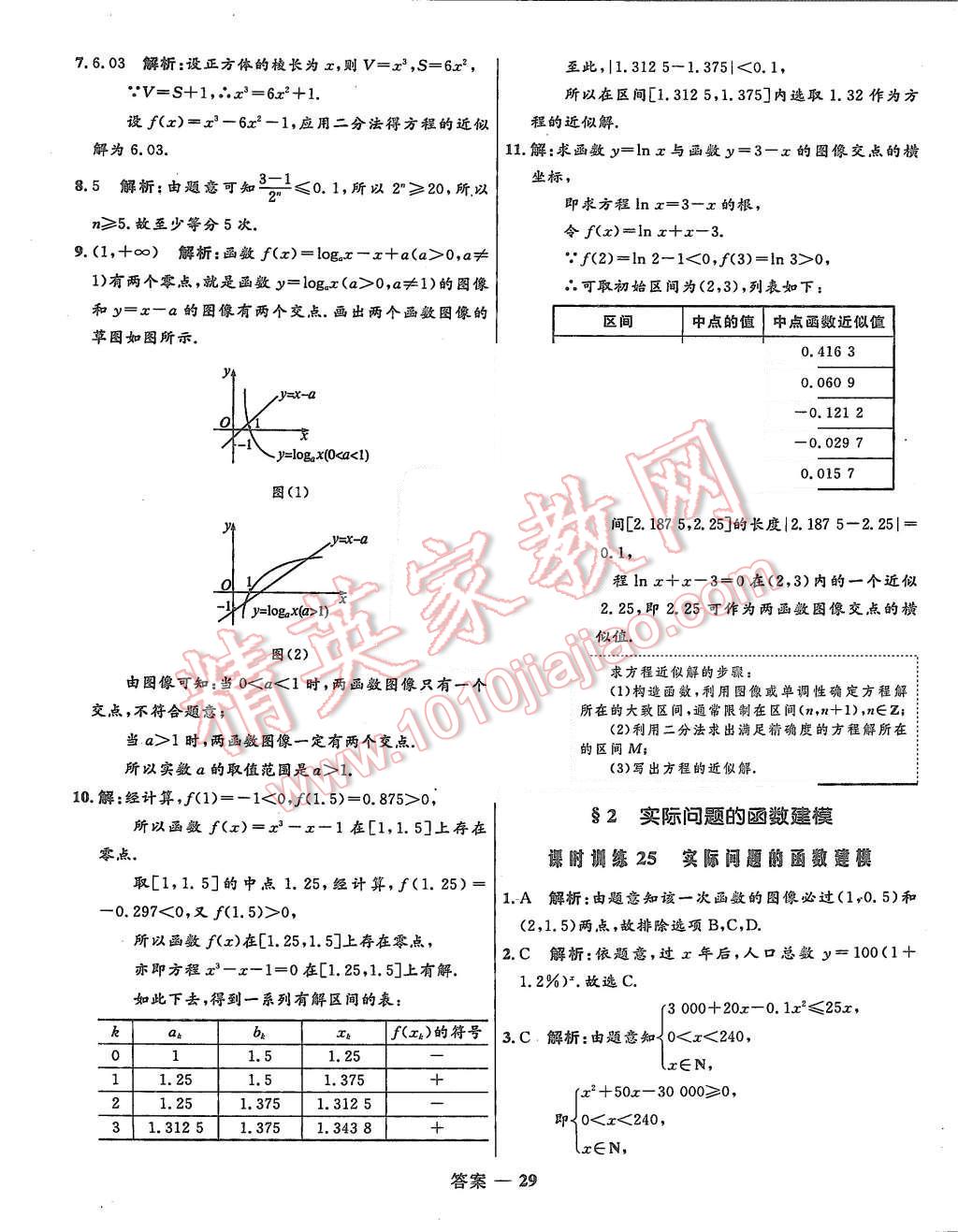 2015年高中同步測控優(yōu)化訓(xùn)練數(shù)學(xué)必修1北師大版 第29頁