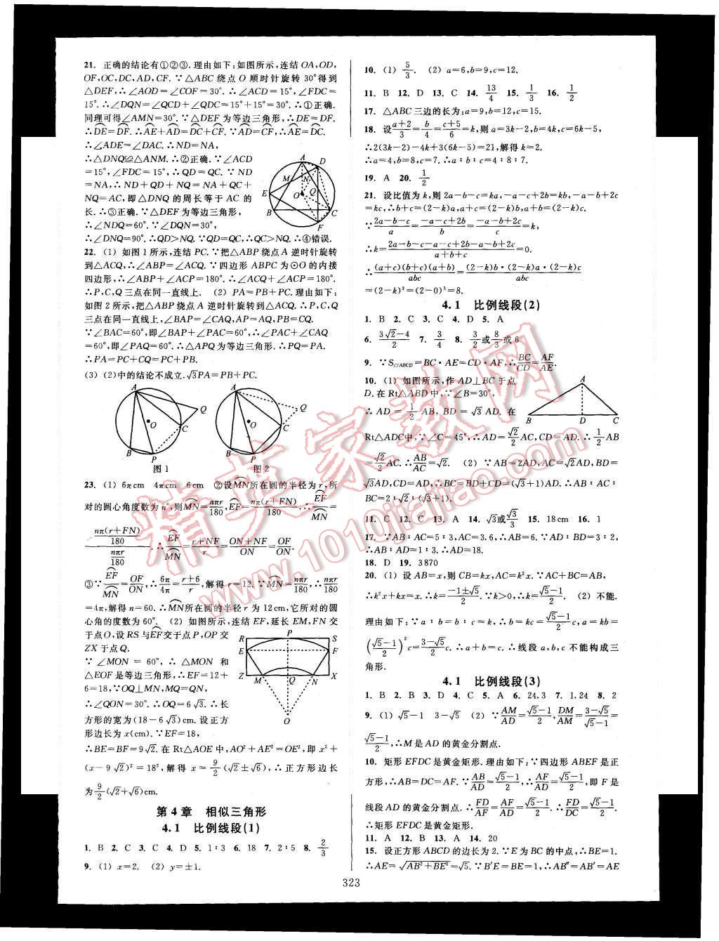 2015年全優(yōu)方案夯實(shí)與提高九年級(jí)數(shù)學(xué)全一冊(cè) 第19頁(yè)