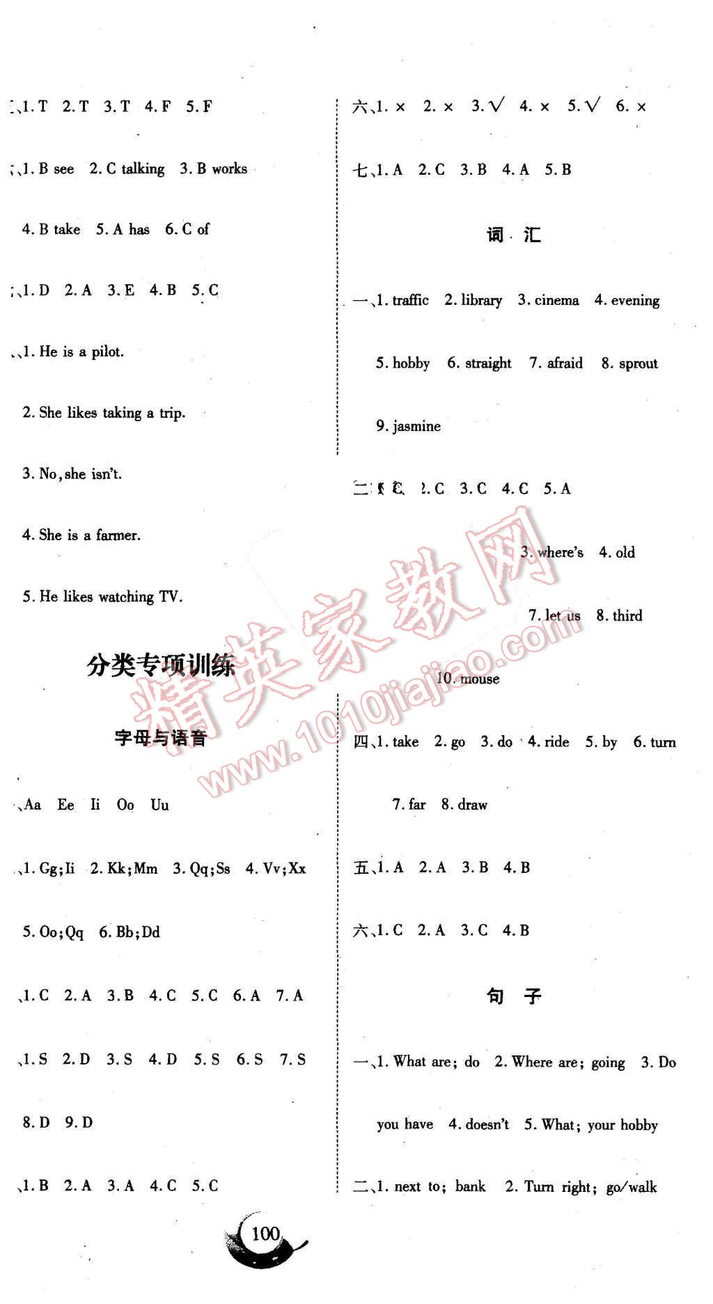 2015年名師三導(dǎo)學(xué)練考六年級(jí)英語(yǔ)上冊(cè)人教PEP版 第6頁(yè)