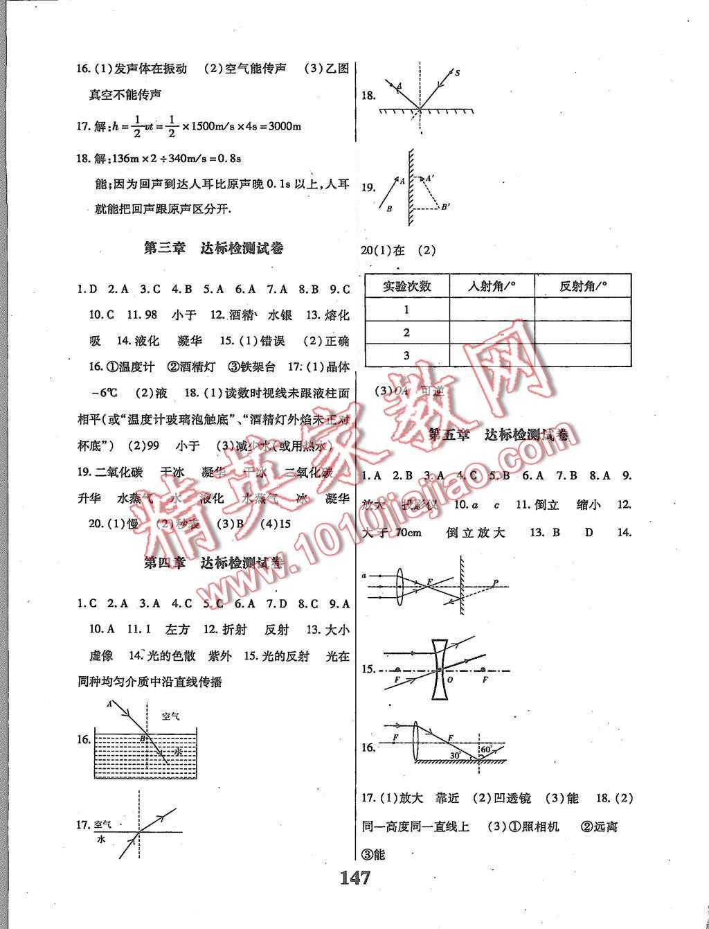 2015年課時(shí)方案新版新理念導(dǎo)學(xué)與測評八年級物理上冊人教版 第11頁