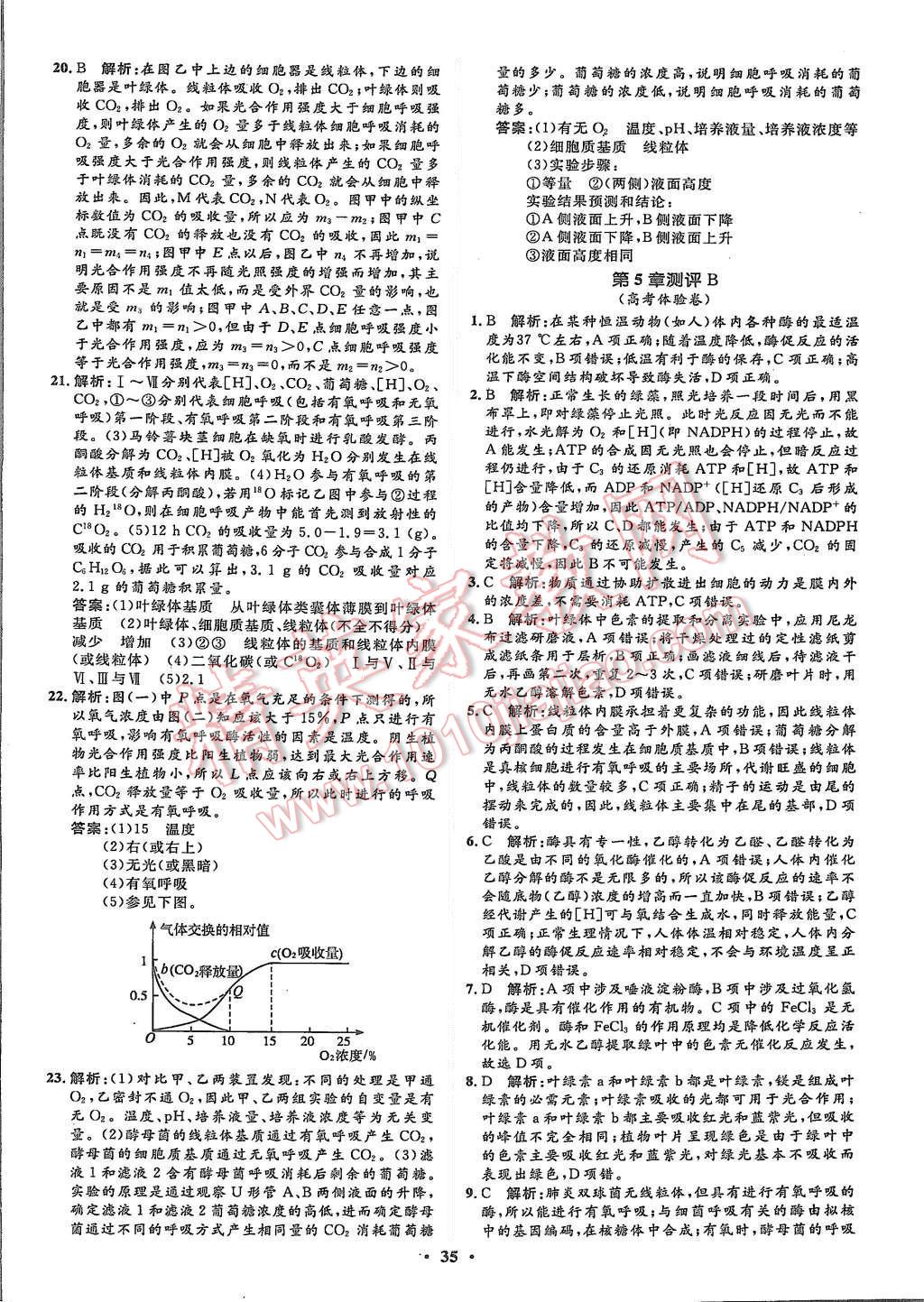 2015年高中同步測控優(yōu)化設(shè)計生物必修1人教版市場版 第37頁