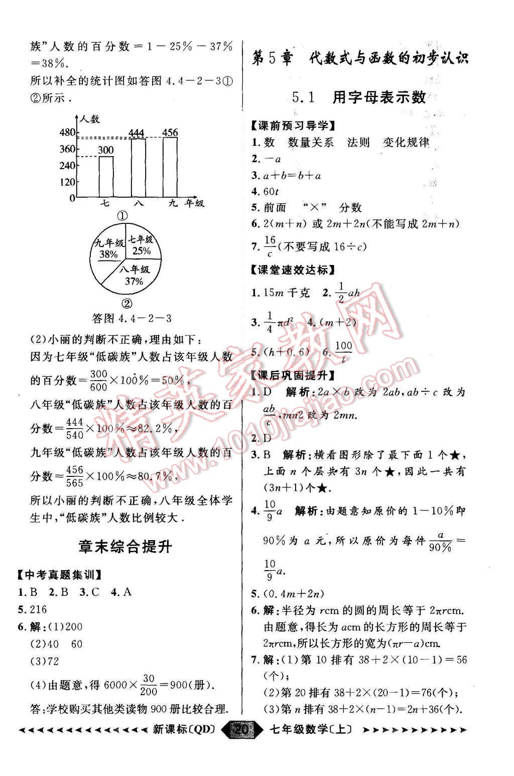 2015年陽光計劃七年級數(shù)學(xué)上冊青島版 第20頁