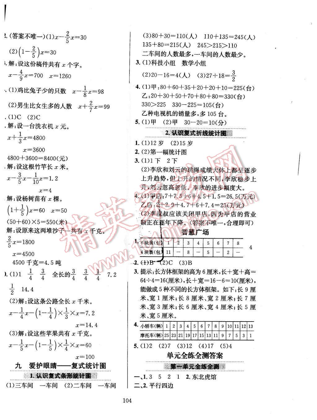 2015年小學(xué)教材全練五年級數(shù)學(xué)上冊青島版 第8頁