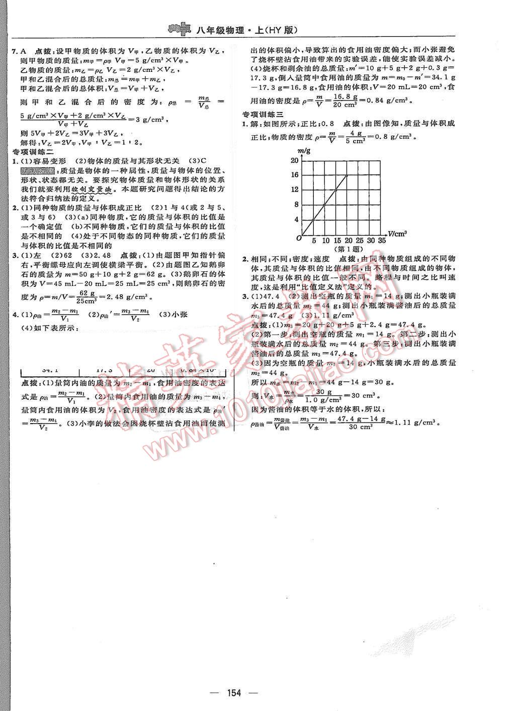 2015年綜合應(yīng)用創(chuàng)新題典中點(diǎn)八年級(jí)物理上冊(cè)滬粵版 第28頁(yè)