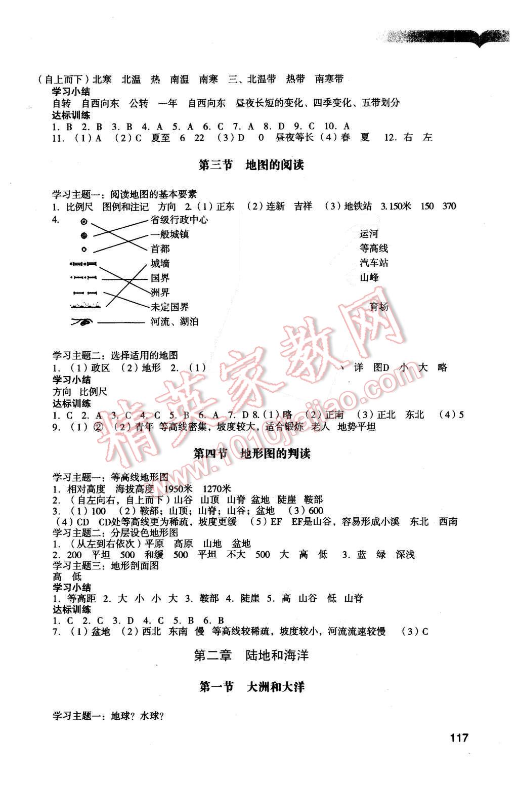 2015年陽光學(xué)業(yè)評價七年級地理上冊人教版 第2頁