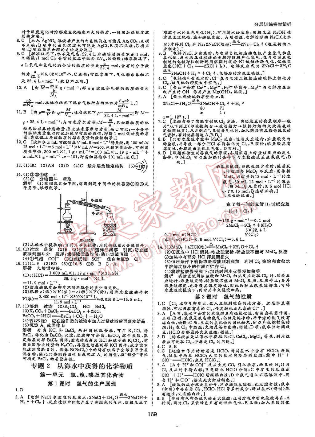 2015年創(chuàng)新設(shè)計課堂講義化學(xué)必修1蘇教版 第20頁