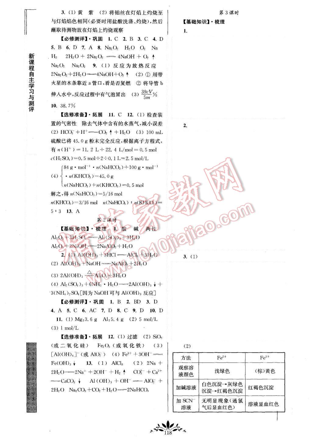 2015年新課程自主學(xué)習(xí)與測評高中化學(xué)必修1人教版 第6頁