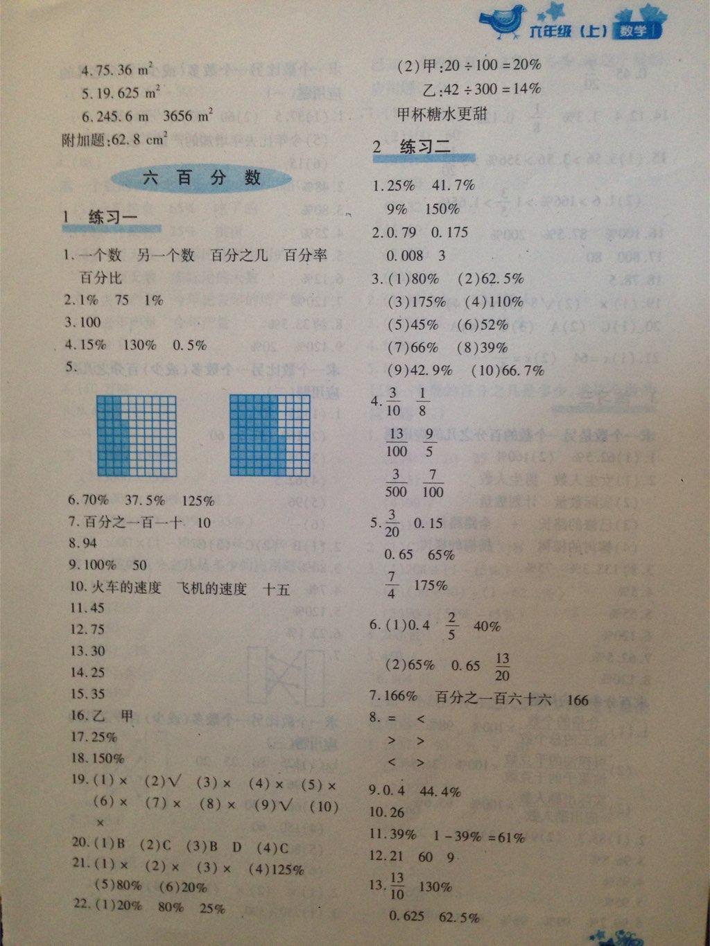 2015年新教材同步導學優(yōu)化設(shè)計課課練六年級數(shù)學上冊 第47頁