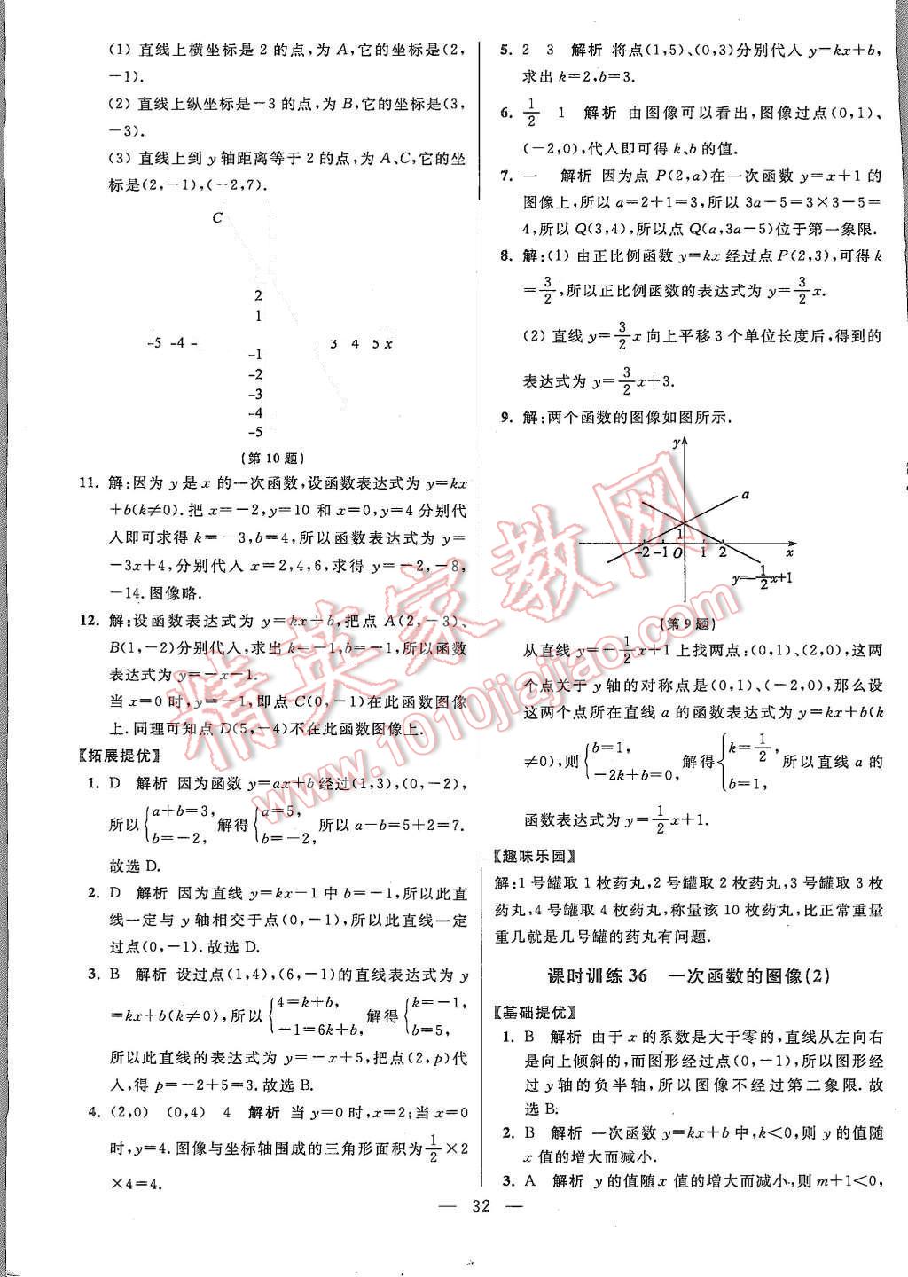 2015年初中数学小题狂做八年级上册苏科版基础版 第32页