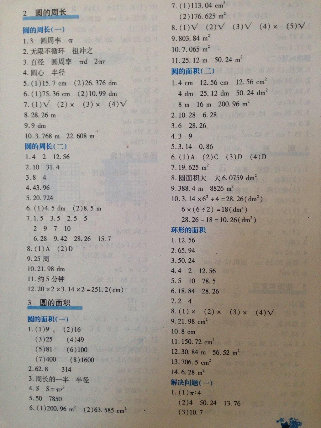 2015年新教材同步導(dǎo)學(xué)優(yōu)化設(shè)計(jì)課課練六年級(jí)數(shù)學(xué)上冊(cè) 第45頁