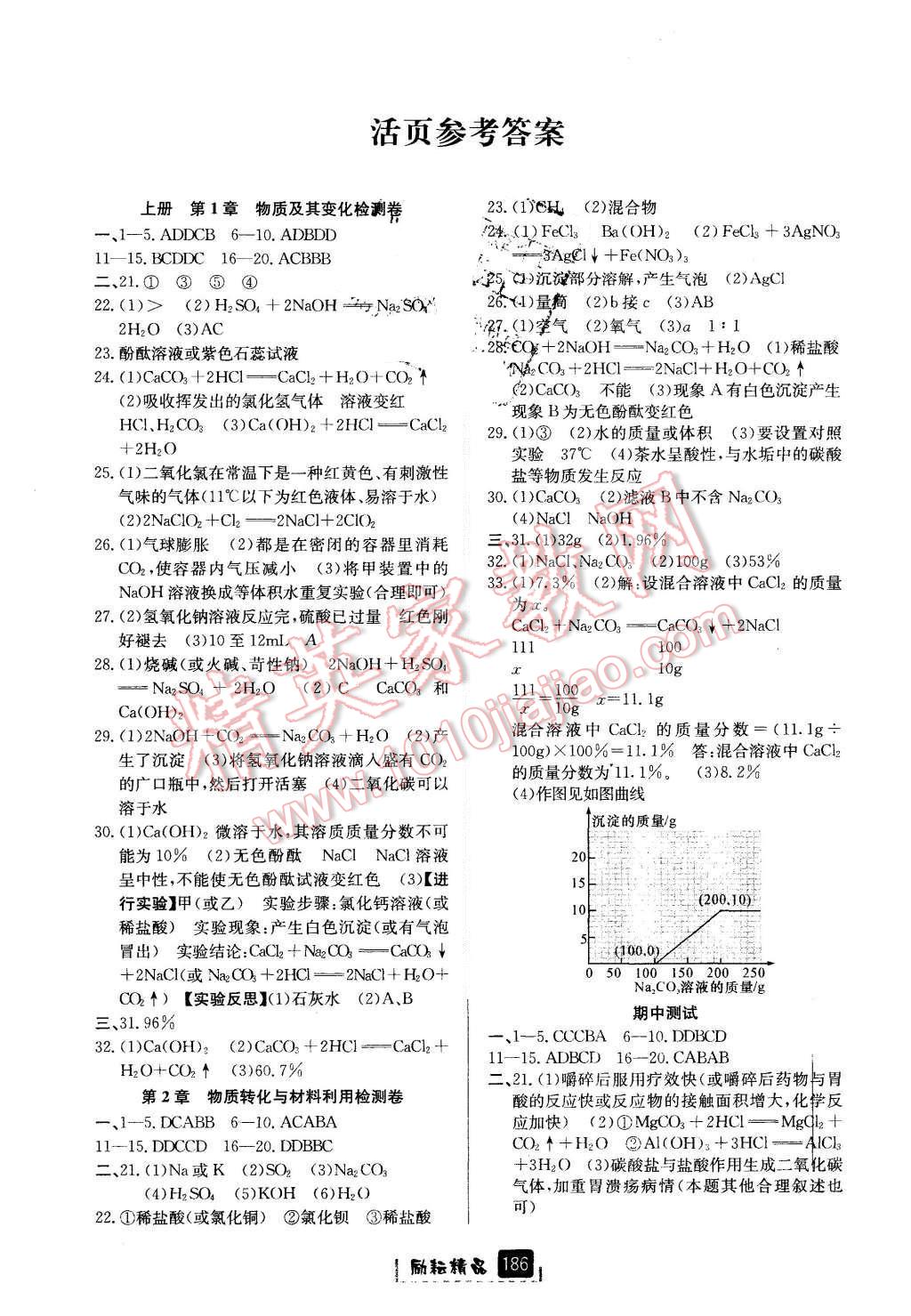 2015年勵耘書業(yè)勵耘新同步九年級科學(xué)全一冊 第12頁