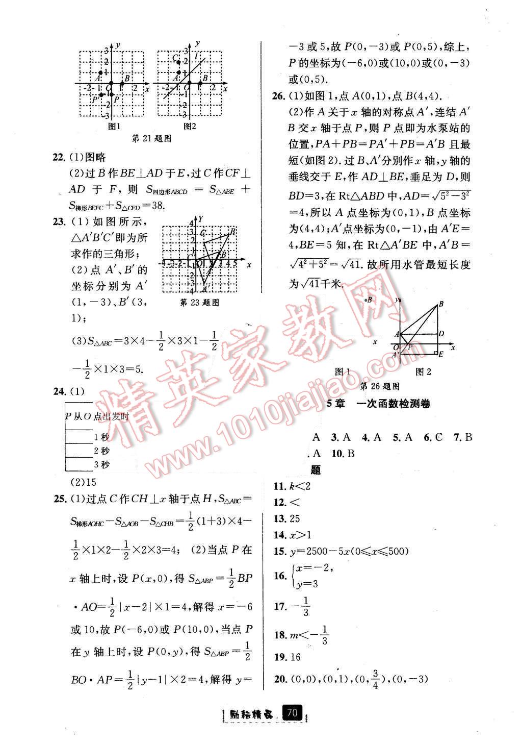 2015年勵(lì)耘書(shū)業(yè)勵(lì)耘新同步八年級(jí)數(shù)學(xué)上冊(cè) 第42頁(yè)